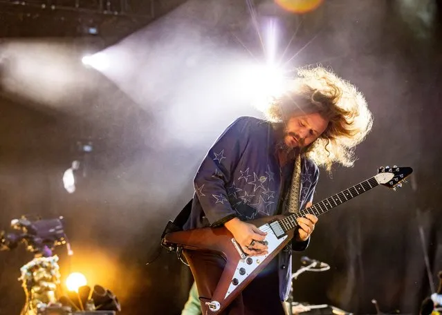 Jim James of My Morning Jacket performs on day 3 of the Shaky Knees Festival at Atlanta Central Park on May 01, 2022 in Atlanta, Georgia. (Photo by Scott Legato/Getty Images)