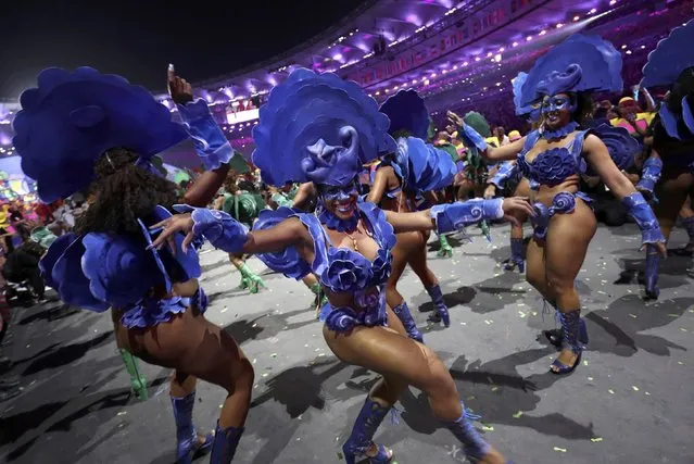 2016 Rio Olympics, Opening ceremony, Maracana, Rio de Janeiro, Brazil on August 5, 2016. Performers take part in the opening ceremony. (Photo by Damir Sagolj/Reuters)