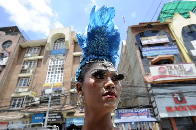 Members of the LGBT community participate in Nepal's Gay Pride parade in Kathmandu on August 19, 2016. (Photo by Prakash Mathema/AFP Photo)