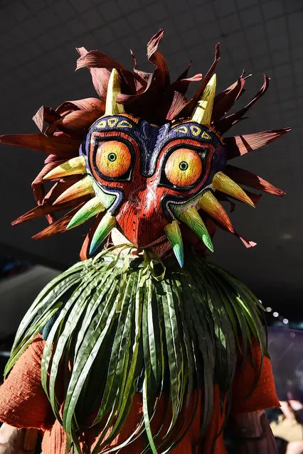 Liam Maclarty poses as Skull Kid from The Legend of Zelda during 2016 New York Comic Con – Day 1 on October 6, 2016 in New York City. (Photo by Daniel Zuchnik/Getty Images)