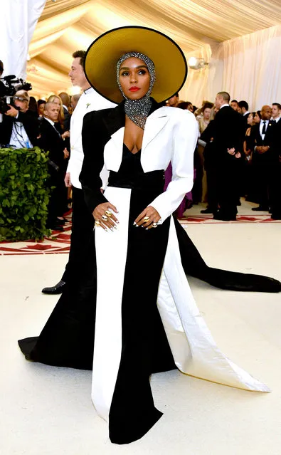 Janelle Monae attends the Heavenly Bodies: Fashion & The Catholic Imagination Costume Institute Gala at The Metropolitan Museum of Art on May 7, 2018 in New York City. (Photo by Dia Dipasupil/WireImage)