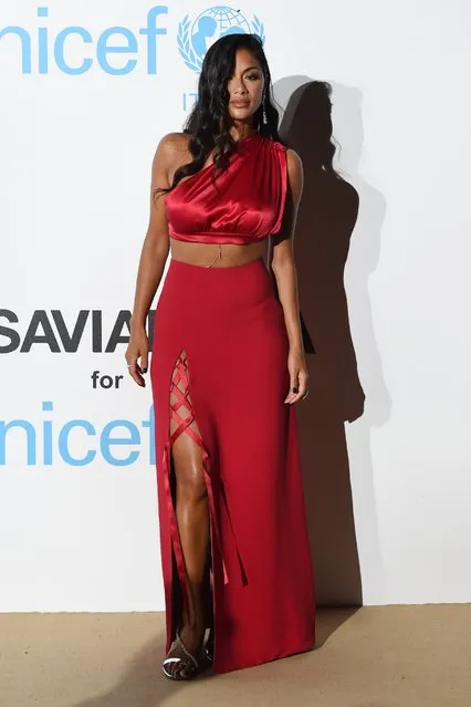Nicole Scherzinger attends Unicef Summer Gala on August 10, 2018 in Porto Cervo, Italy. (Photo by Splash News and Pictures)