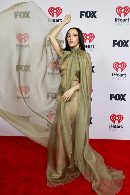 American rapper Doja Cat attends the 2021 iHeartRadio Music Awards at The Dolby Theatre in Los Angeles, California, which was broadcast live on FOX on May 27, 2021. (Photo by Emma McIntyre/Getty Images for iHeartMedia)