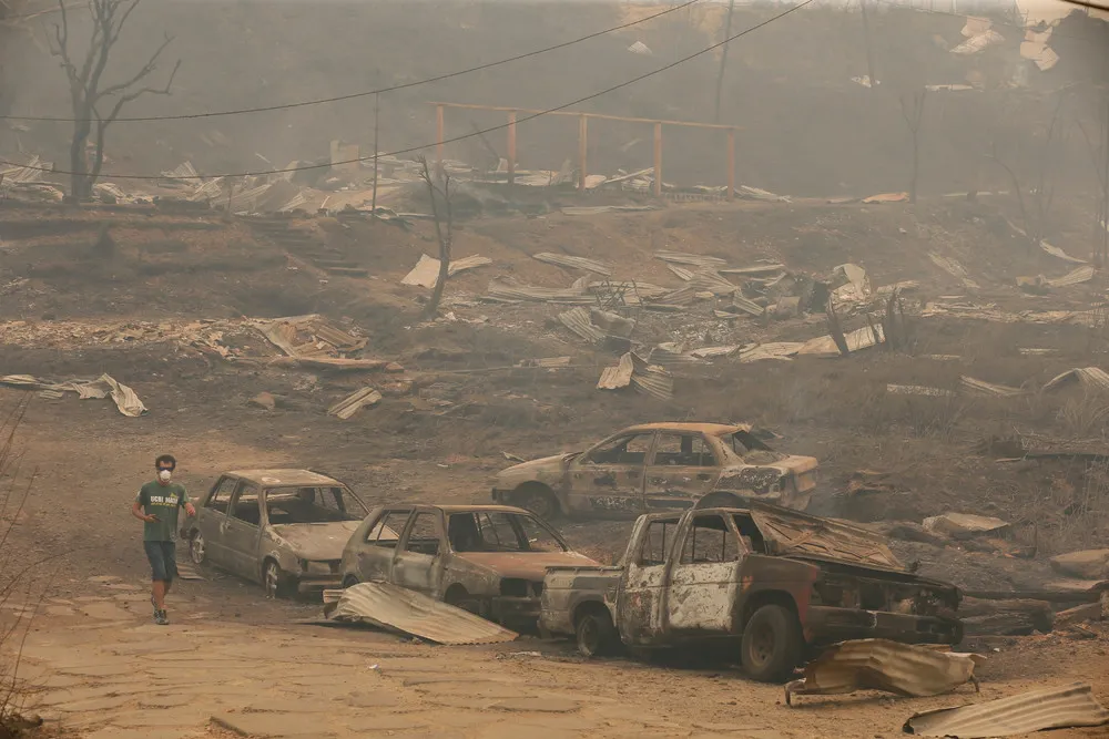 Worst Wildfires in Chile