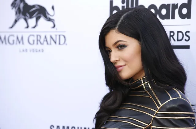 Kylie Jenner arrives at the Billboard Music Awards at the MGM Grand Garden Arena on Sunday, May 17, 2015, in Las Vegas. (Photo by Eric Jamison/Invision/AP Photo)