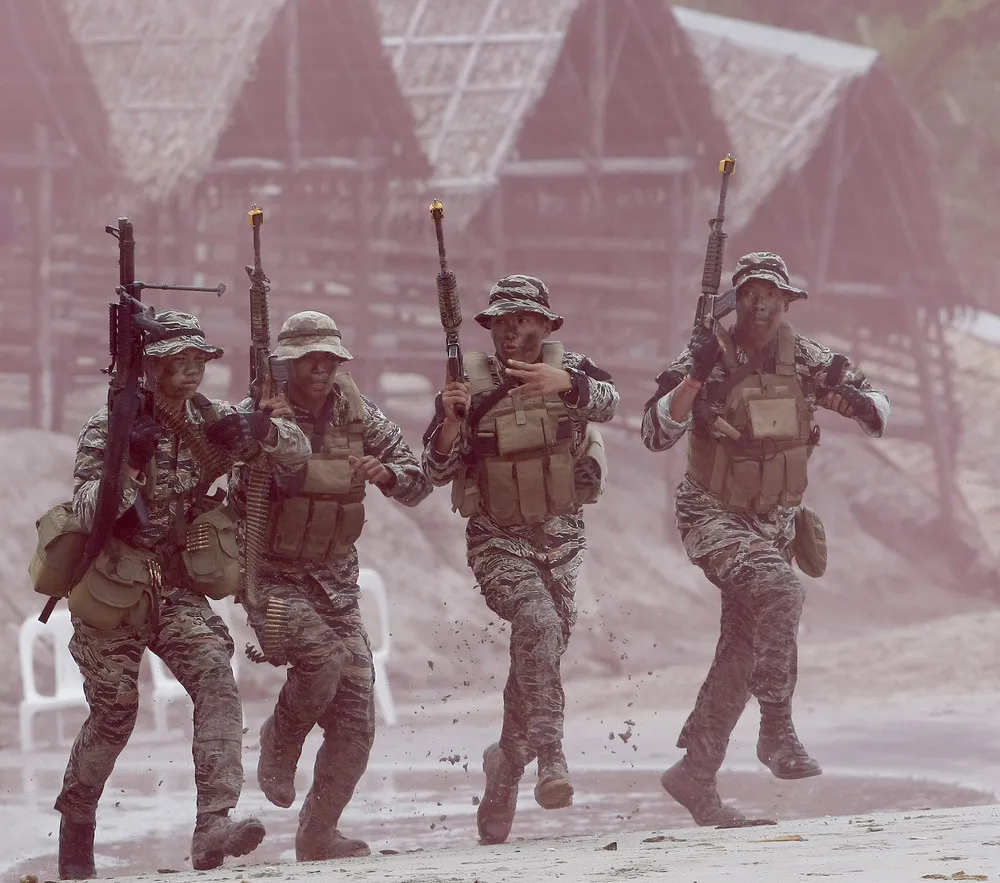 Elite Unit of the Philippine Marines in Action