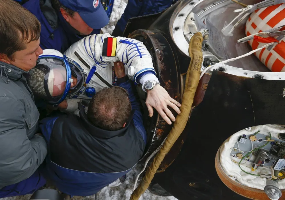 Soyuz TMA-13M Returns Crew Back to Earth