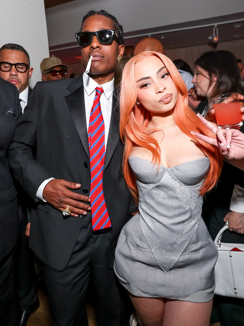 American rappers A$AP Rocky and Ice Spice attend A24's “Highest 2 Lowest” New York after party on Monday, August 11, 2025 at BAMcafé, 30 Lafayette Avenue, Brooklyn, NY. (Photo by Todd Williamson/JanuaryImages/Rex Features/Shutterstock)