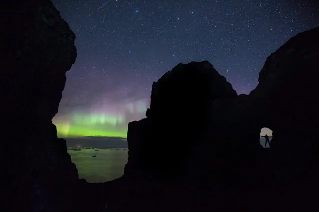 "I love how the night-time can turn familiar places into completely different experiences". (Photo by Paul Zizkas/Caters News)