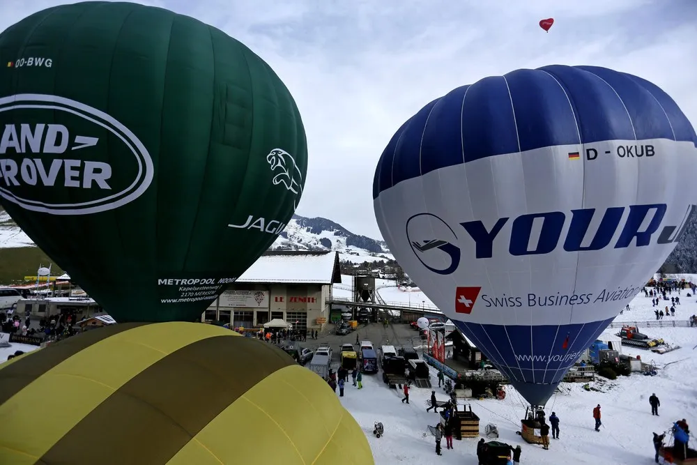 The 37th International Hot Air Balloon Week in Switzerland