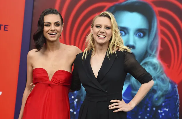 Cast members Mila Kunis and Kate McKinnon arrive at the world premiere of “The Spy Who Dumped Me” on Wednesday, July 25, 2018, in Los Angeles. (Photo by Jordan Strauss/Invision/AP Photo)