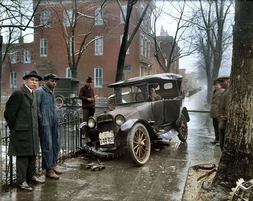 Several Historic Black and White Photos Colorized