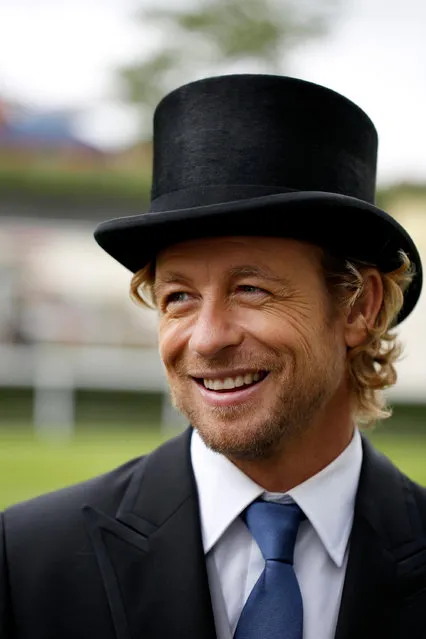 ASCOT, ENGLAND - JUNE 17:  Actor Simon Baker is seen on Day 1 during Royal Ascot 2015 at Ascot racecourse on June 17, 2015 in Ascot, England.  (Photo by Alan Crowhurst/Getty Images for Ascot Racecourse)