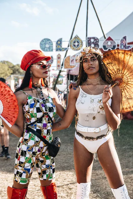 Revellers during Splendour in the Grass 2018 on July 21, 2018 in Byron Bay, Australia. (Photo by  Savannah van der Niet/The Guardian)