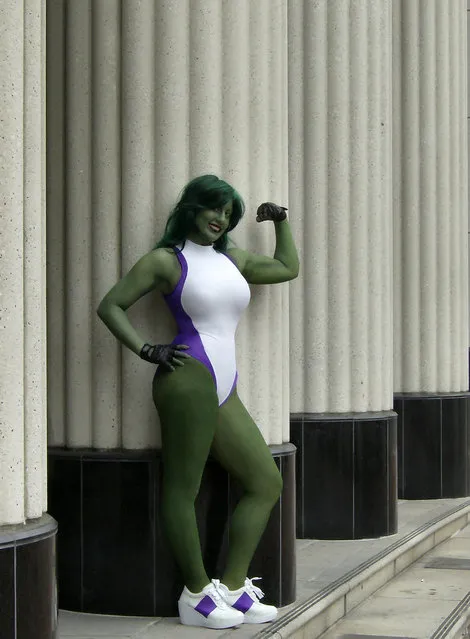 She-Hulk. (Photo and caption by BelleChere)