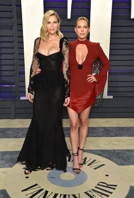 Sara Foster and Erin Foster attend the 2019 Vanity Fair Oscar Party hosted by Radhika Jones at Wallis Annenberg Center for the Performing Arts on February 24, 2019 in Beverly Hills, California. (Photo by John Shearer/Getty Images)