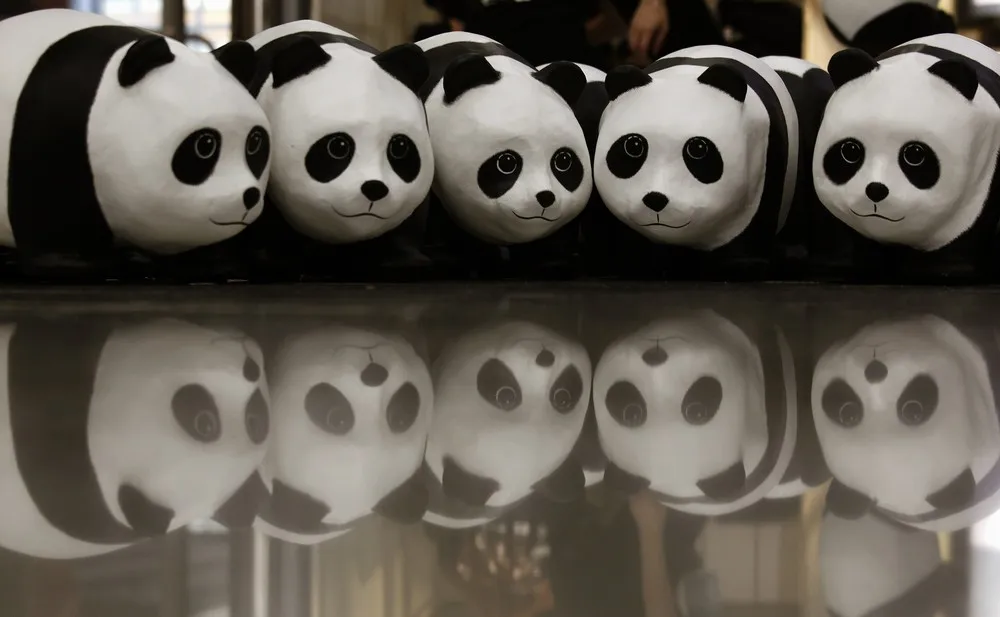 1,600 Papier Mache Pandas Reach Hong Kong