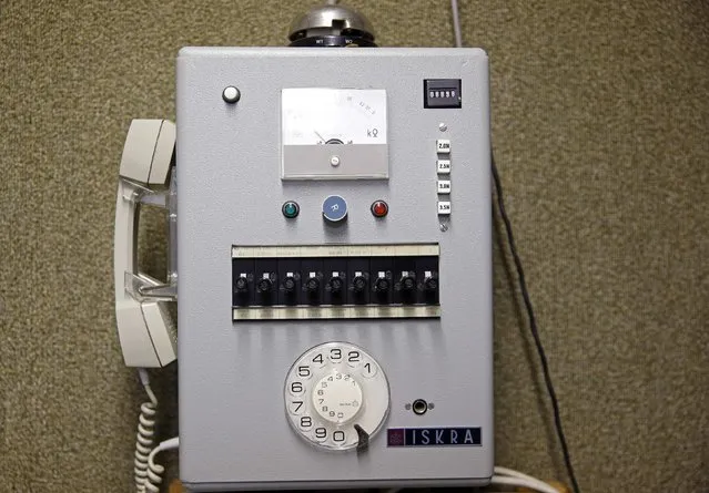 A telecommunication machine is seen in Tito's underground secret bunker (ARK) in Konjic, October 16, 2014. (Photo by Dado Ruvic/Reuters)