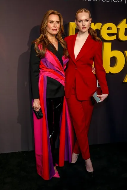 Actor Brooke Shields, left, with daughter Grier Henchy, right, attend the premiere of “Pretty Baby: Brooke Shields” at Alice Tully Hall on Wednesday, March 29, 2023, in New York. (Photo by Andy Kropa/Invision/AP Photo)