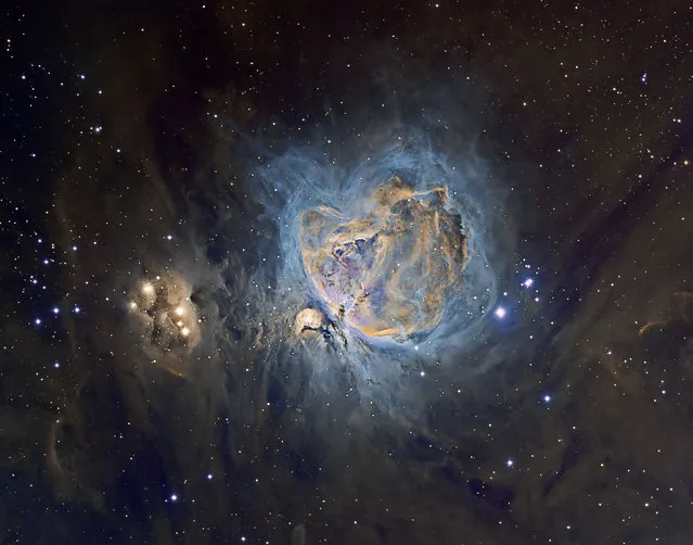M42 Subtle V1 cropped. One of the most well-known astronomical objects in our universe is the Orion Nebula and this image depicts the wider region of the Orion Molecular Cloud Complex that is its home. This complex also includes another popular target for astrophotographers, the Horsehead Nebula, as well as Barnard’s Loop and the Running Man Nebula, which can be seen to the left of this photograph. (Photo by Patrick Gilliland)