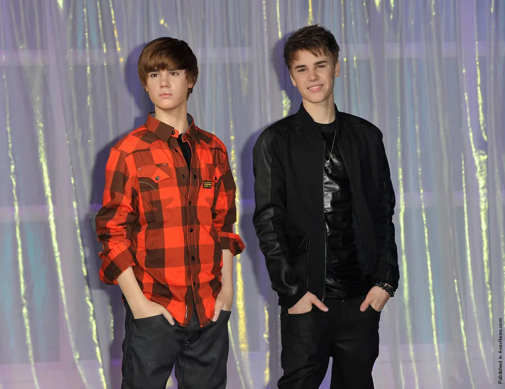 Justin Bieber Unveils His Waxwork at Madame Tussauds