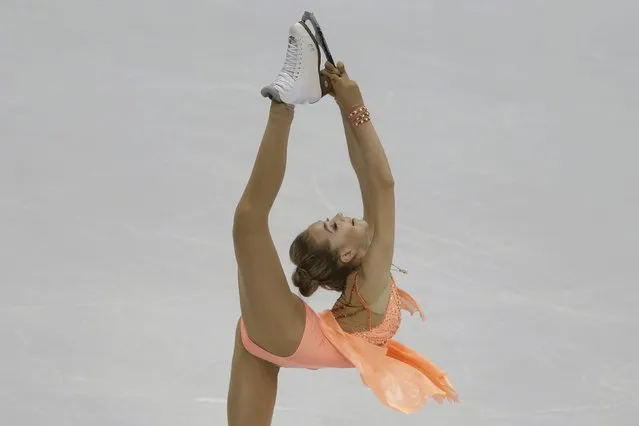 Elena Radionova of Russia performs during the ladies short program at the ISU European Figure Skating Championship in Bratislava, Slovakia, January 27, 2016. (Photo by David W. Cerny/Reuters)