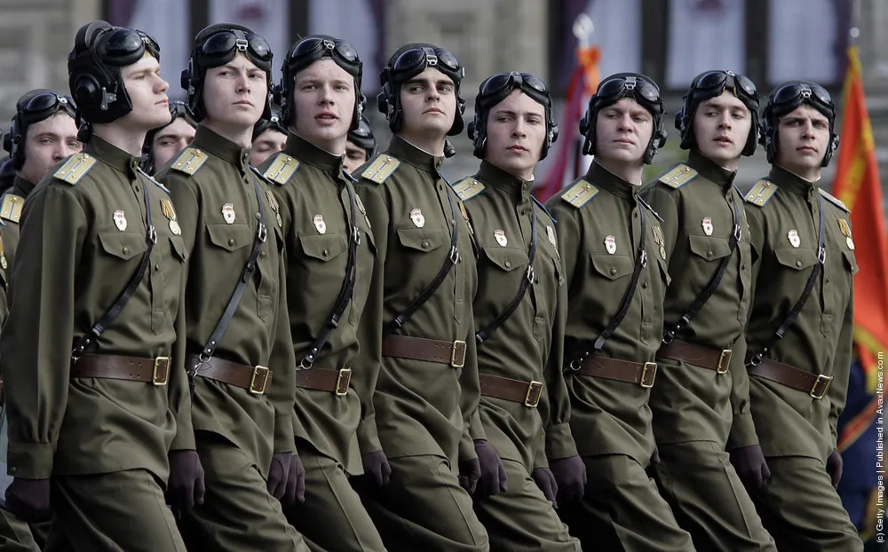 Moscow's Annual Victory Parade In Red Square 2005-2009