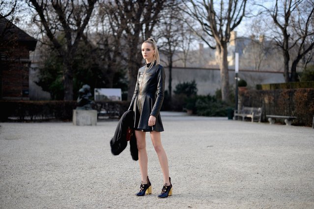 Daria Strokous attends the Christian Dior Haute Couture Spring Summer 2017 show as part of Paris Fashion Week at Musee Rodin on January 23, 2017 in Paris, France. (Photo by Vanni Bassetti/Getty Images)
