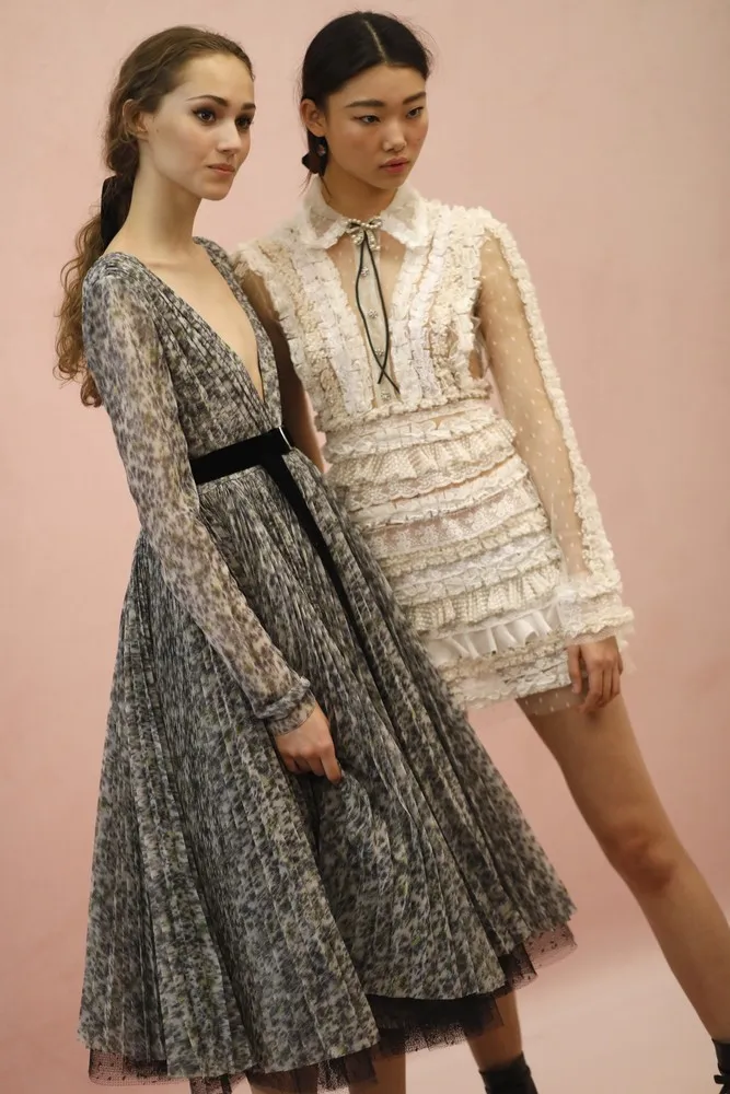 Backstage this Fashion Week