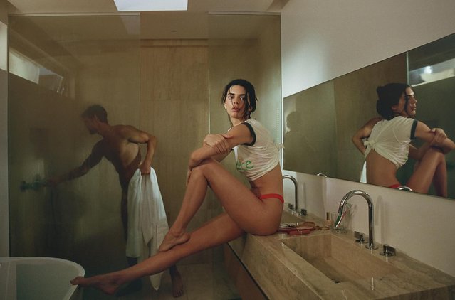 American model Kendall Jenner in the second decade of May 2024 hits the steam room for FWRD. (Photo by Kendall Jenner/Instagram)