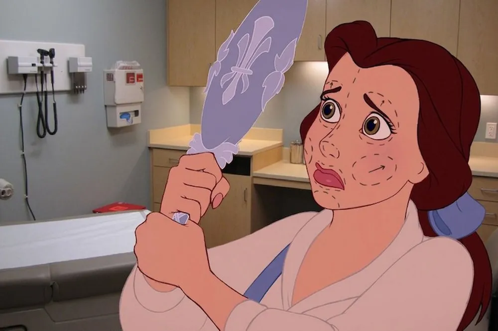 Unhappy Disney Characters in the Real World