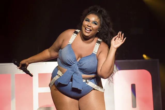 Recording artist Lizzo performs at the Fillmore Miami Beach at Jackie Gleason Theater on Thursday, January 30, 2020, in Miami Beach, Fla. (Photo by Scott Roth/Invision/AP Photo)