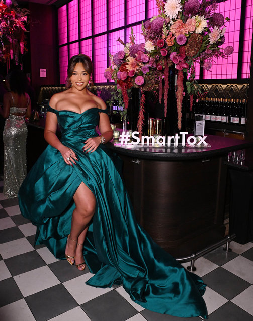 American model and socialite Jordyn Woods attends the Glamour Women of the Year Awards, presented by SmartTox, at the Paradise Club in New York City on October 8, 2024. (Photo by SmartTox)