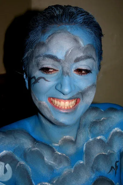 Emma Hack Takes Body Art