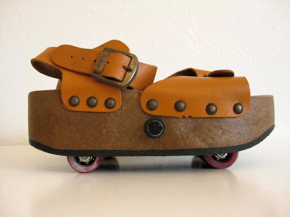 Old Roller Skate Sandals