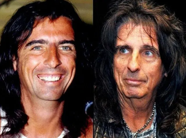 Rock Star Then And Now