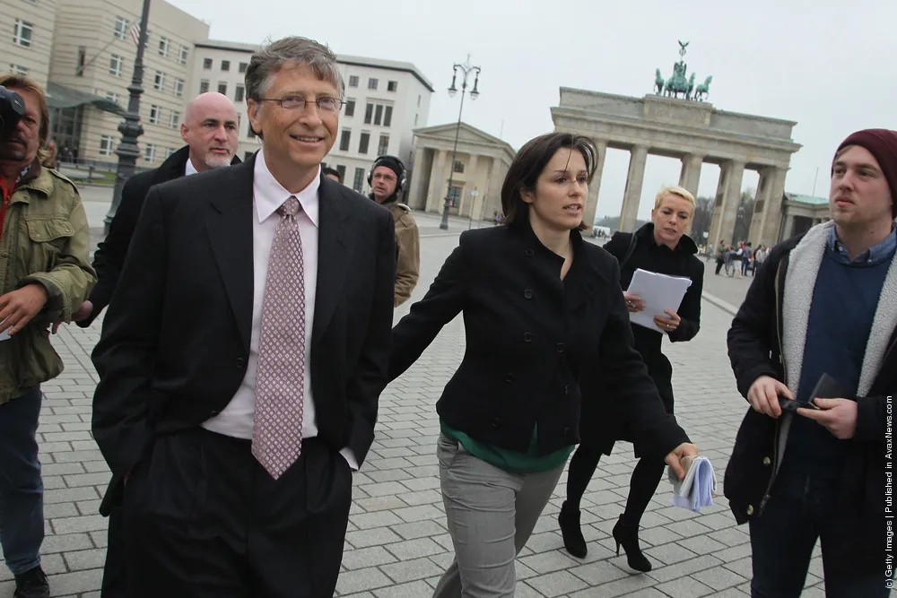 Bill Gates Meets With German Government Leaders
