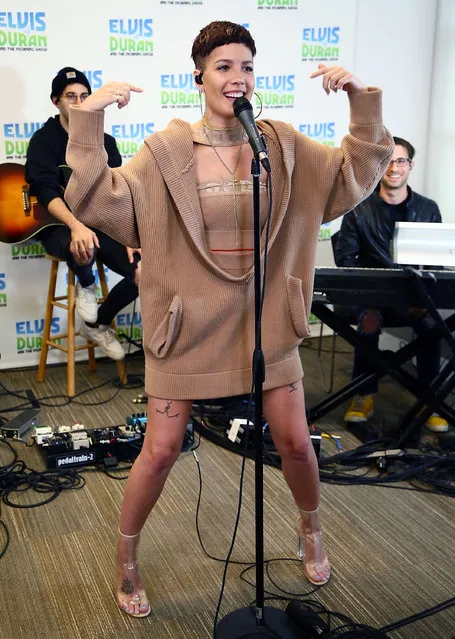 Singer Halsey performs during “The Elvis Duran Z100 Morning Show” at Z100 Studio on May 5, 2017 in New York City. (Photo by Astrid Stawiarz/Getty Images)