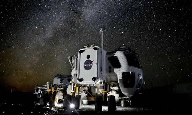 A NASA space rover. (Photo by Dustin Farrell/Caters News)