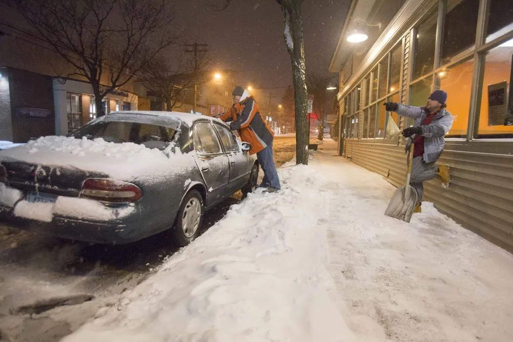 Snowstorm in USA