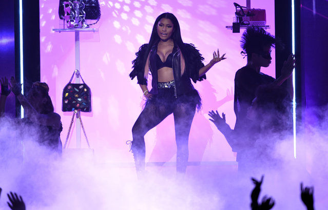 Nicki Minaj performs at the Billboard Music Awards at the MGM Grand Garden Arena on Sunday, May 17, 2015, in Las Vegas. (Photo by Chris Pizzello/Invision/AP Photo)