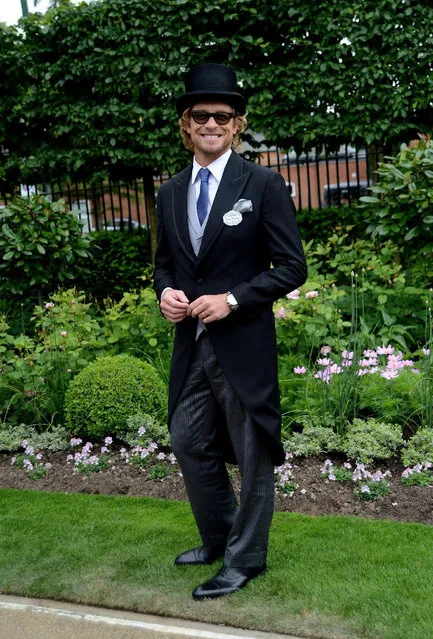 ASCOT, ENGLAND - JUNE 17:  Actor Simon Baker attends Royal Ascot 2015 at Ascot racecourse on June 17, 2015 in Ascot, England.  (Photo by Kirstin Sinclair/Getty Images for Ascot Racecourse)