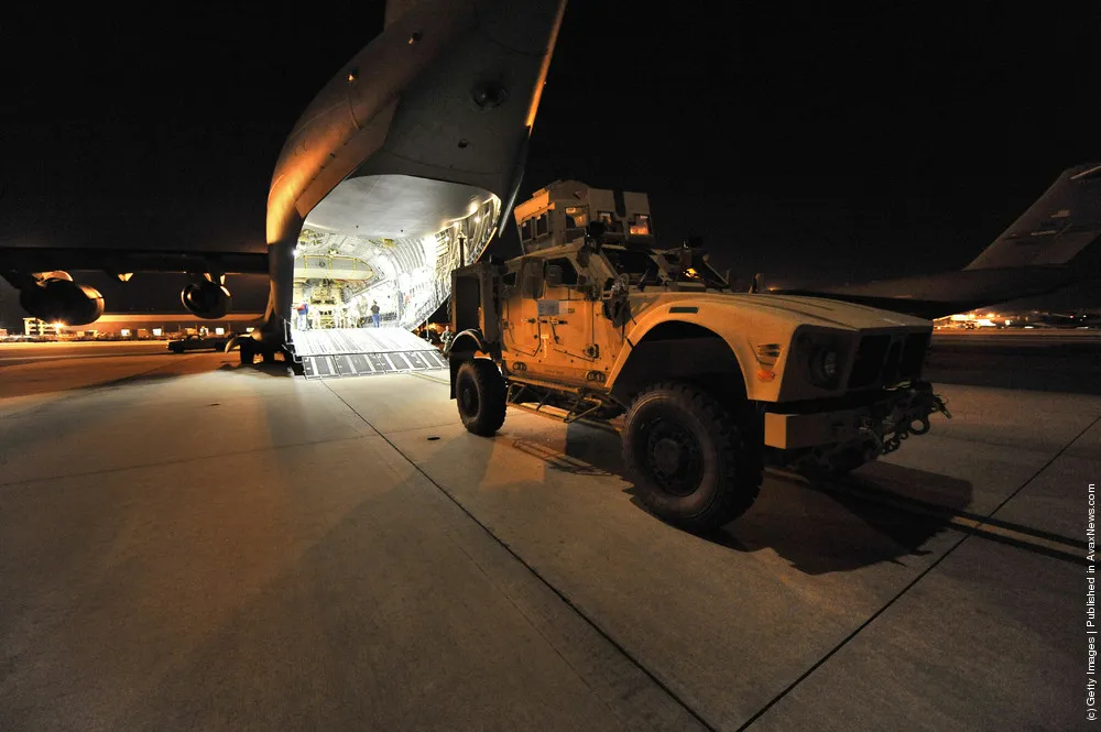 MRAP vehicles in Afghanistan