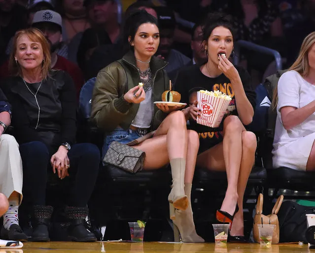 American model Kendall Jenner attends the game between the Los Angeles Lakers and the Dallas Mavericks at Staples Center in Los Angeles, CA, USA on November 8, 2016. (Photo by Jayne Kamin-Oncea/USA TODAY Sports)