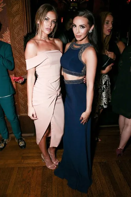 Actor/models Lala Kent (L) and Scheana Marie attend the “This Is LA” Premiere Party at Yamashiro Hollywood on May 3, 2017 in Los Angeles, California. (Photo by Rich Fury/Getty Images for Circle 8 Productions)