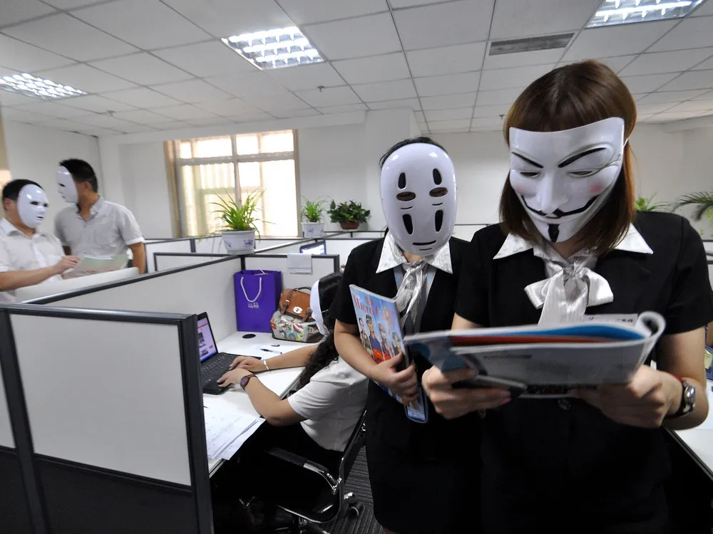 No Face Day in China