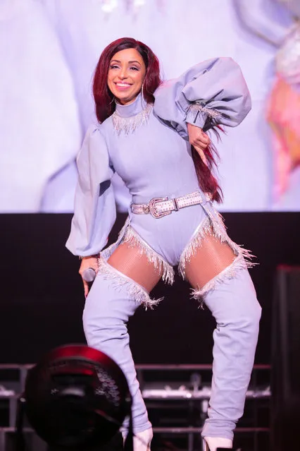 Mya performs live at KISSSTORY presents the Blast Off Tour in Birmingham, UK on March 12, 2020. (Photo by Lensi Photography/Splash News and Pictures)
