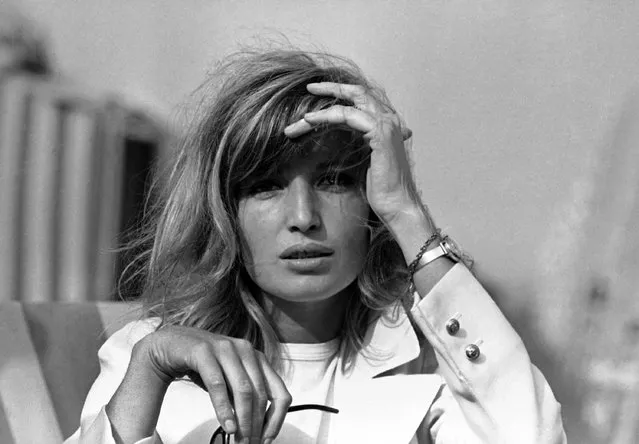 Monica Vitti poses for a portrait at the Venice Film Festival, where she is seen in 1964. Monica Vitti, the versatile blond star of Michelangelo Antonioni's “L'Avventura” and other Italian alienation films of the 1960s, and later a leading comic actress, has died on February 2, 2022. She was 90. (Photo by AP Photo, File)
