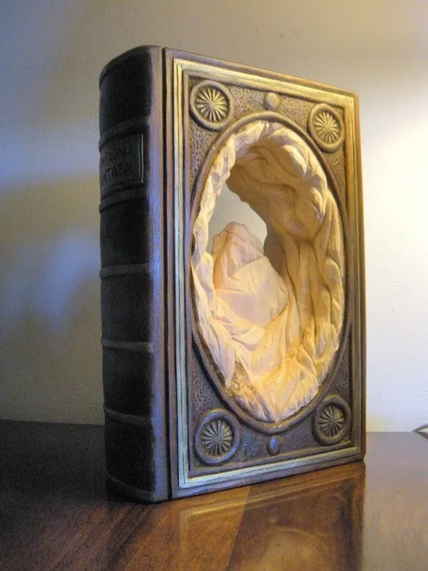 Wooden Book by Nino Orlandi 