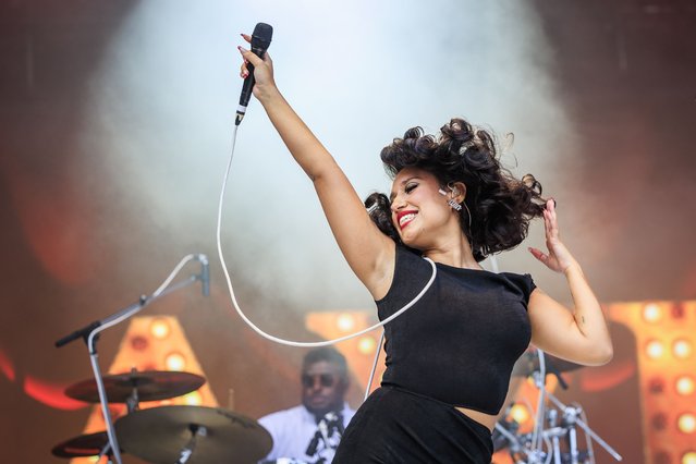 English singer and songwriter Raye performs on stage at the Øyafestivalen on August 08, 2024 in Oslo, Norway. (Photo by Per Ole Hagen/Redferns)